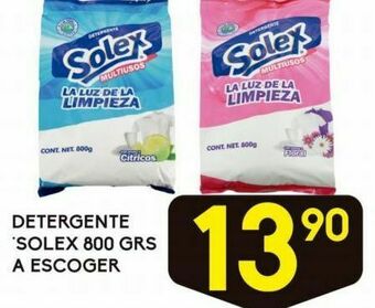 Alsuper Detergente solex 800g oferta