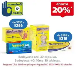 Farmacia San Pablo Bedoyecta oral 30 cápsulas. Bedoyecta +G 40mg 30 tabletas. oferta
