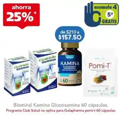 Farmacia San Pablo biomiral kamina glucosamina 60 cápsulas oferta