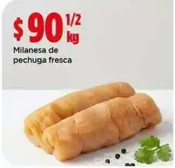 Bodega Aurrerá Fresca - milanesa de pechuga fresca oferta