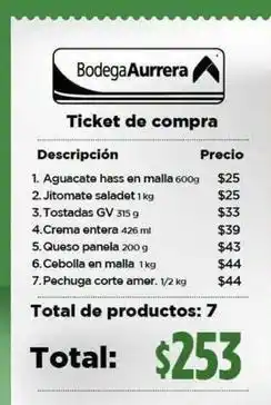 Bodega Aurrerá Aurrera - aguaacate hass oferta
