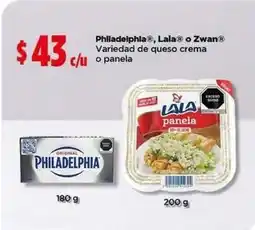 Bodega Aurrerá Lala - variedad de queso crema o panela oferta