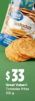 Bodega Aurrerá Great value - tostadas fritas oferta