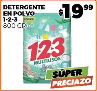 123 - detergente en polvo