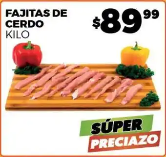 Fajitas de cerdo