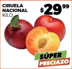 Merco Ciruela nacional oferta