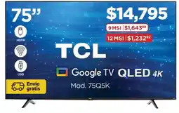 Chedraui Tcl Google Tv Qled 4k oferta
