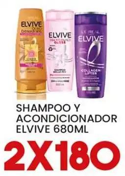 Alsuper Elvive shampoo y acondicionador oferta