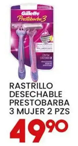 Alsuper Gillette Prestobarba 3 Mujer oferta