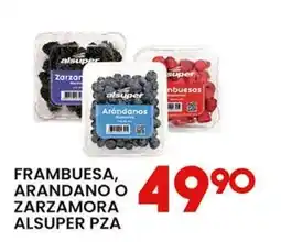 Alsuper alsuper frambuesa arandano o zarzamora oferta