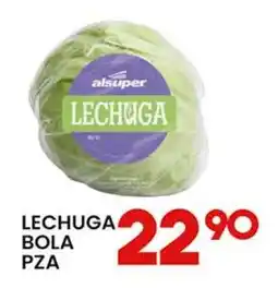 Alsuper alsuper lechuga bola oferta