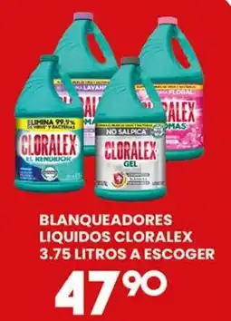 Alsuper Cloralex blanqueadores líquidos oferta