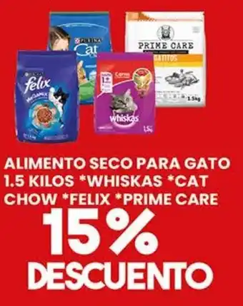 Alsuper whiskas cat chow felix prime care oferta