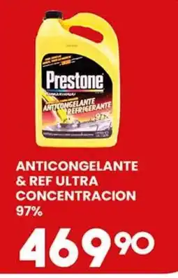 Alsuper Prestone anticongelante & ref ultra concentracion oferta