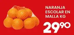 Alsuper Naranja Escolar En Malla oferta