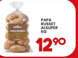 Alsuper alsuper papa russet oferta