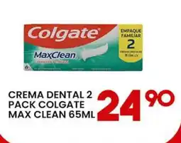 Alsuper Colgate crema dental max clean oferta