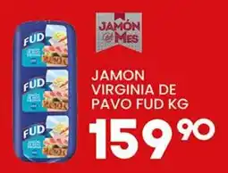 Alsuper Jamón Virginia de Pavo Fud oferta