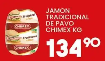 Alsuper Chimex jamon tradicional de pavo oferta
