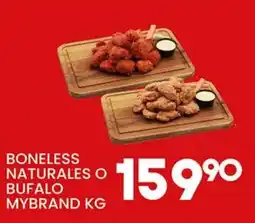 Alsuper Mybrand boneless naturales o buffalo oferta