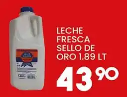 Alsuper leche fresca sello de oro oferta