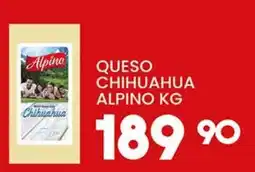 Alsuper Alpino queso chihuahua oferta