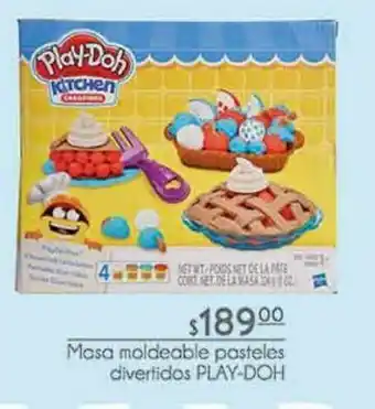 Masa moldeable pasteles divertidos play-doh