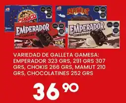 Alsuper Emperador variedad de galleta gamesa oferta