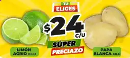 Merco Limón agrio kilo / papa blanca kilo oferta