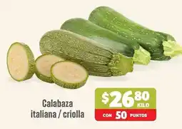 Soriana Híper Calabaza italiana / criolla oferta