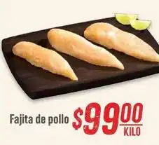 Soriana Híper Fajita de pollo oferta