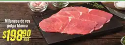 Soriana Híper Milanesa de res pulpa blanca oferta