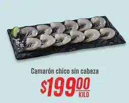 Soriana Híper Camarón chico sin cabeza oferta