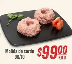Soriana Híper Molida de cerdo 90/10 oferta