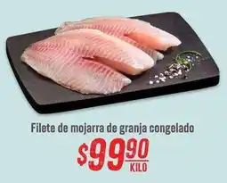 Soriana Híper Filete de mojarra de granja congelado oferta