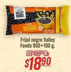 Soriana Híper Valley foods - frijol negro oferta