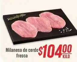 Soriana Híper Milanesa de cerdo fresca oferta