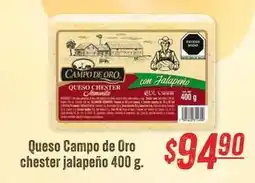 Soriana Híper Oro - queso chester jalapeño oferta