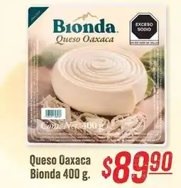 Soriana Híper Queso oaxaca oferta