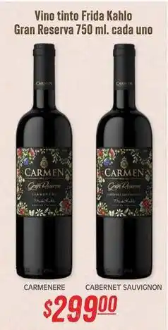 Soriana Híper Frida - vino tinto oferta