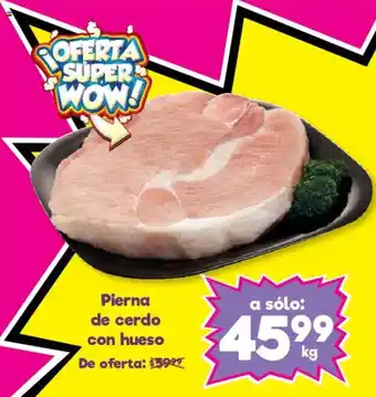 Pierna de cerdo con hueso