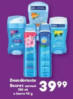 S-Mart Secret desodorante aerosol oferta