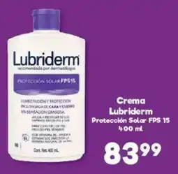 S-Mart Lubriderm Crema Protección Solar FPS 15 oferta