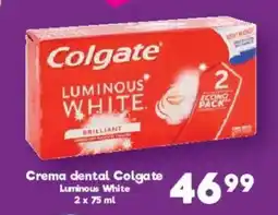 S-Mart Colgate Crema dental Luminous White oferta