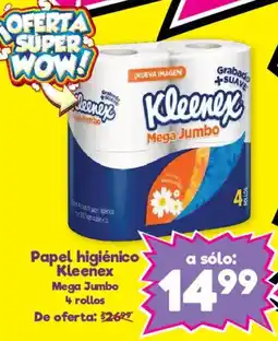 S-Mart Kleenex Papel Higienico Mega Jumbo oferta