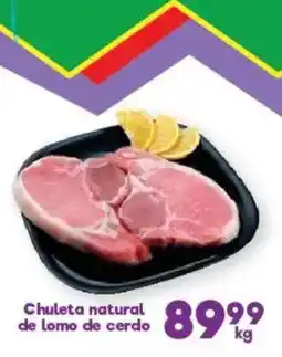 S-Mart Chuleta natural de lomo de cerdo oferta