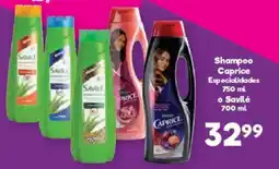 S-Mart Shampoo Caprice Especialidades o Savilé oferta