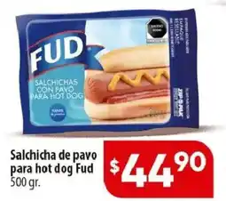 Calimax Fud salchicha de pavo para hot dog oferta