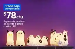 Walmart Figuras decorativas de perrito o gatito con luz LED oferta