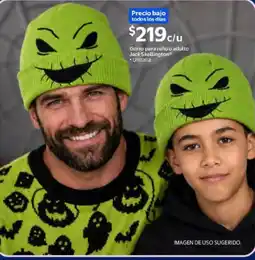 Walmart Unitalla Gorro para niño o adulto Jack Skellington oferta